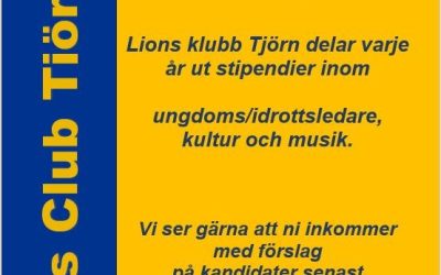 Dags att nomimera en stipendiat